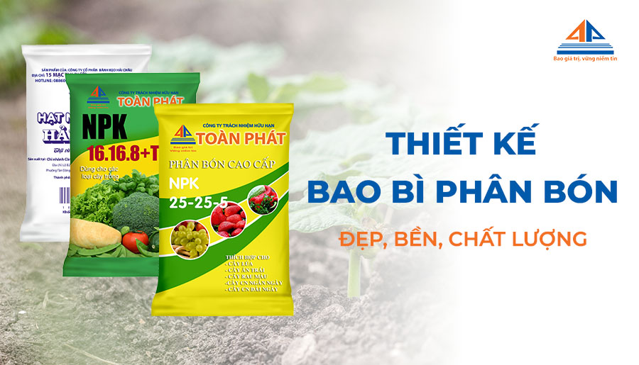 Thiết kế bao bì phân bón đẹp, bền, chất lượng